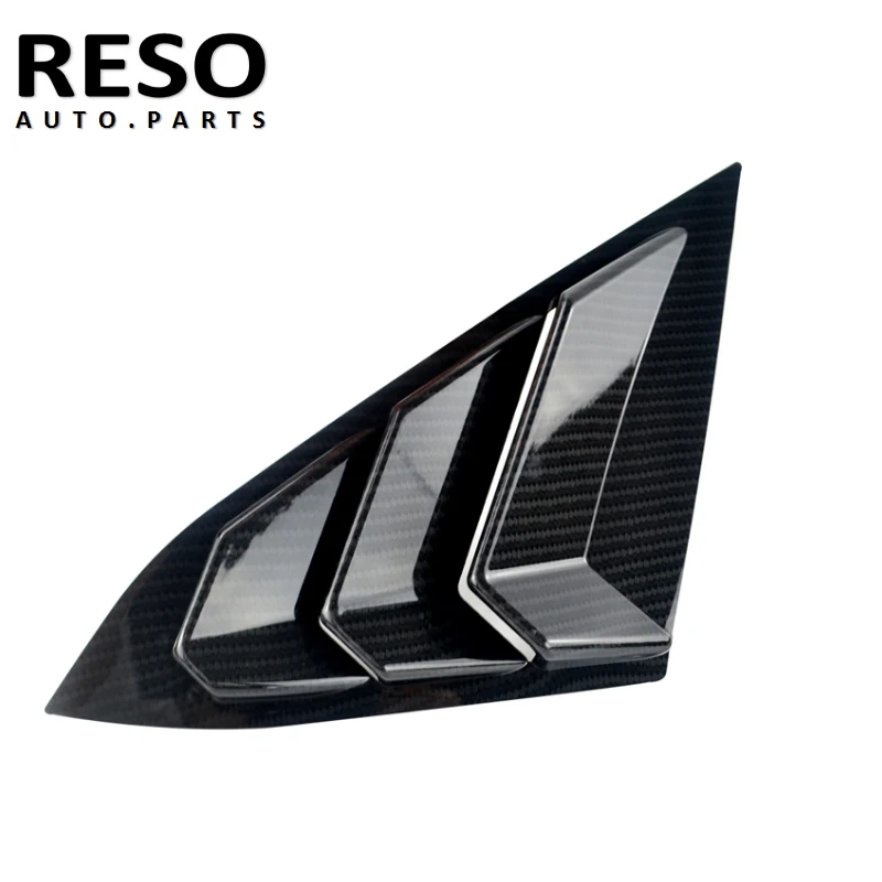Задней панели 1/4 дюйма RESO боковые накладки на окна заднего вида для Honda Civic 2016-2020