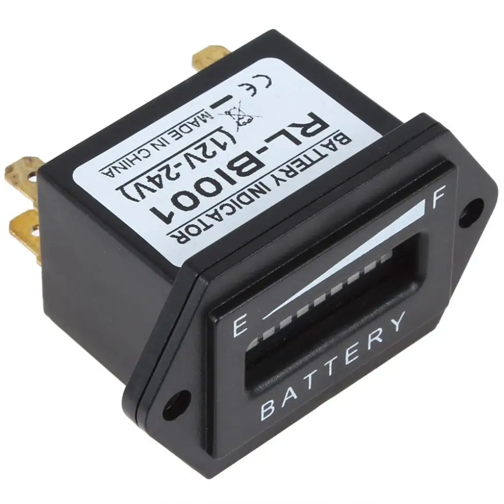 Светодиодный Батарея индикатор заряда измеритель авто Ёмкость Тестер 12/24V 36V 48V |