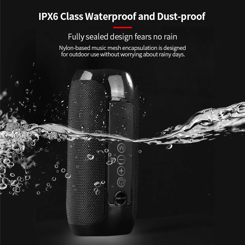 Беспроводная Bluetooth-Колонка TG117 портативная Водонепроницаемая стереоколонка