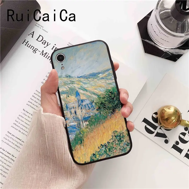 Ruicaica Claude Monet Impressionism Painter Luxury Unique Design PhoneCase for iPhone 8 7 6 6S X XS MAX 5 5S SE XR 11 Pro Max | Мобильные