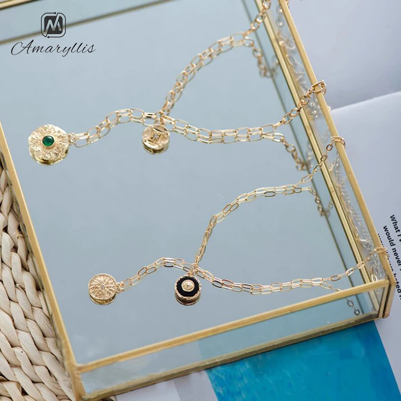 Amaiyllis Шикарный Мини Сплав ожерелье чокер с подвесками в дизайне Павлиньего