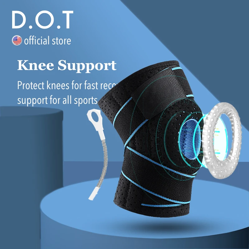 

Knee Protector Joint Support Knee Pads Breathable Non-Slip Power Lift Knee Pads Rebound Spring Force Knee Booster Leg Protector