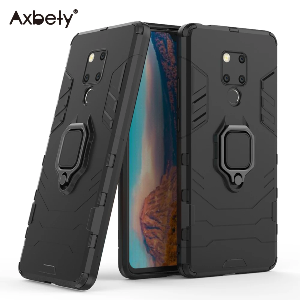Противоударный чехол с магнитным кольцом для huawei mate 30 Pro 20X 10 гибридный подставкой