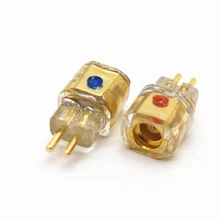 1 pair  MMCX to 0.78mm pin earphone Plug conversion head upgrade line pin conversion lossless transfer adapters