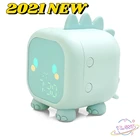 Цифровой будильник с милым динозавром, детские прикроватные часы, обучение сну, будильник, ночсветильник