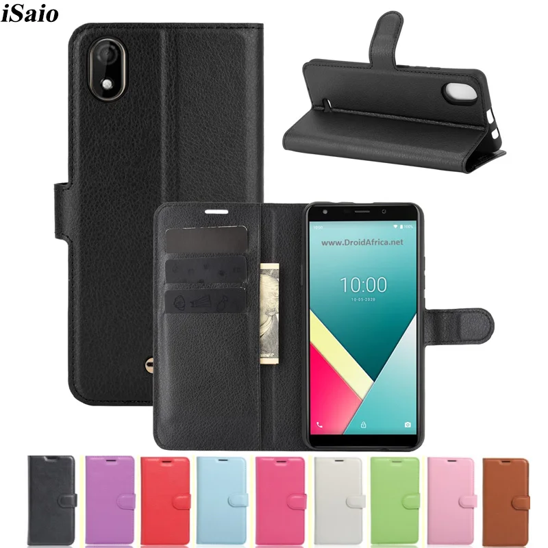 

Чехол-книжка для Wiko Y61 мобильный телефон, кожа, с отделениями для карт