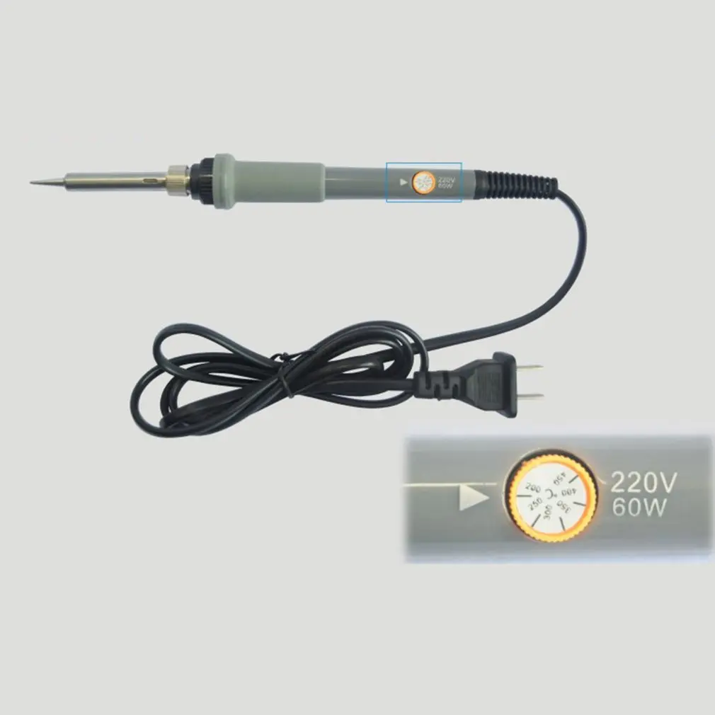 60W 110V 220V Electrical Soldering Iron Hand Welding Repair Tools Adjustable Temperature tools | Инструменты