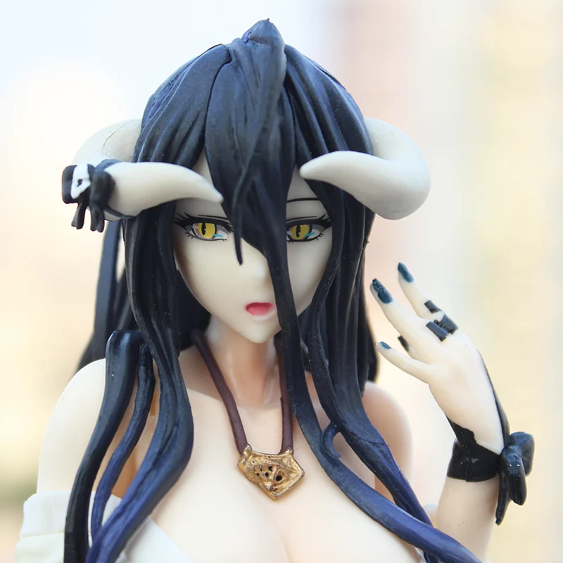 

27CM Overlord Figurine Albedo Action Figure Protector Anime Sexy Girls Pvc Collection Model