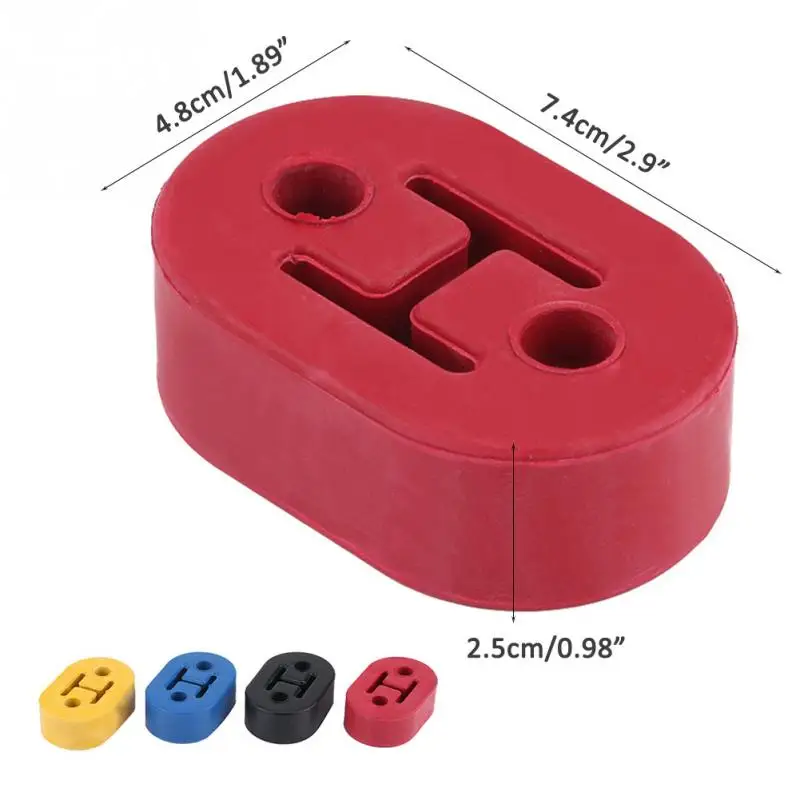 Автомобильная выхлопная труба 2 отверстия резиновые кронштейны вешалка втулка