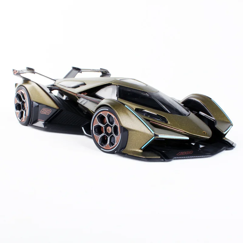 

Моделирующая модель автомобиля Maisto 1:18 из сплава, игрушка для Lamborghini V12 Vision Gran Туризм с управлением рулевым колесом, коллекционная машина