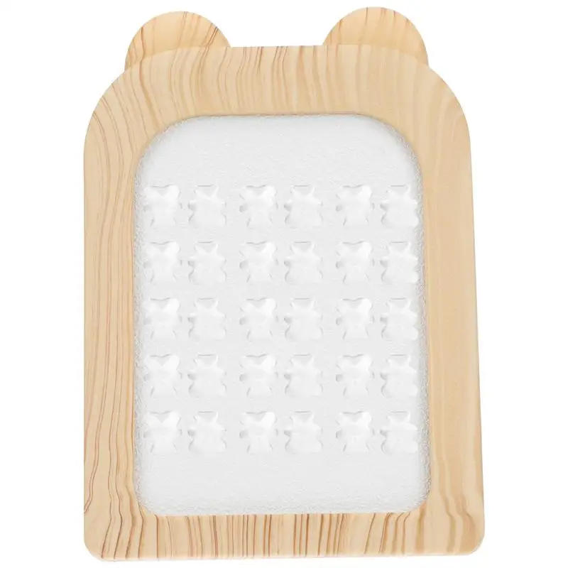 

1 Set Bear Nail Color Boards Manicure Practice Tools Sample Color Boards