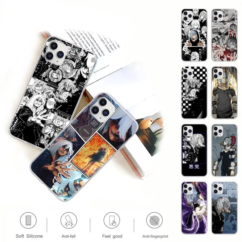 

Tomura Shigaraki Collage BNHA Anime Transparent Phone Cover Case For Samsung Galaxy A51 A71 S20 S10e S8 S7 S9 S10 Plus