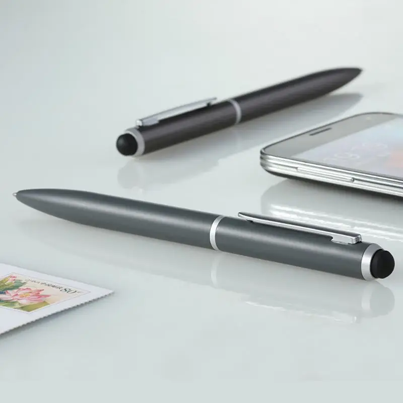 2 в 1 емкостный стилус с шариковой ручкой карандаш для письма сенсорным