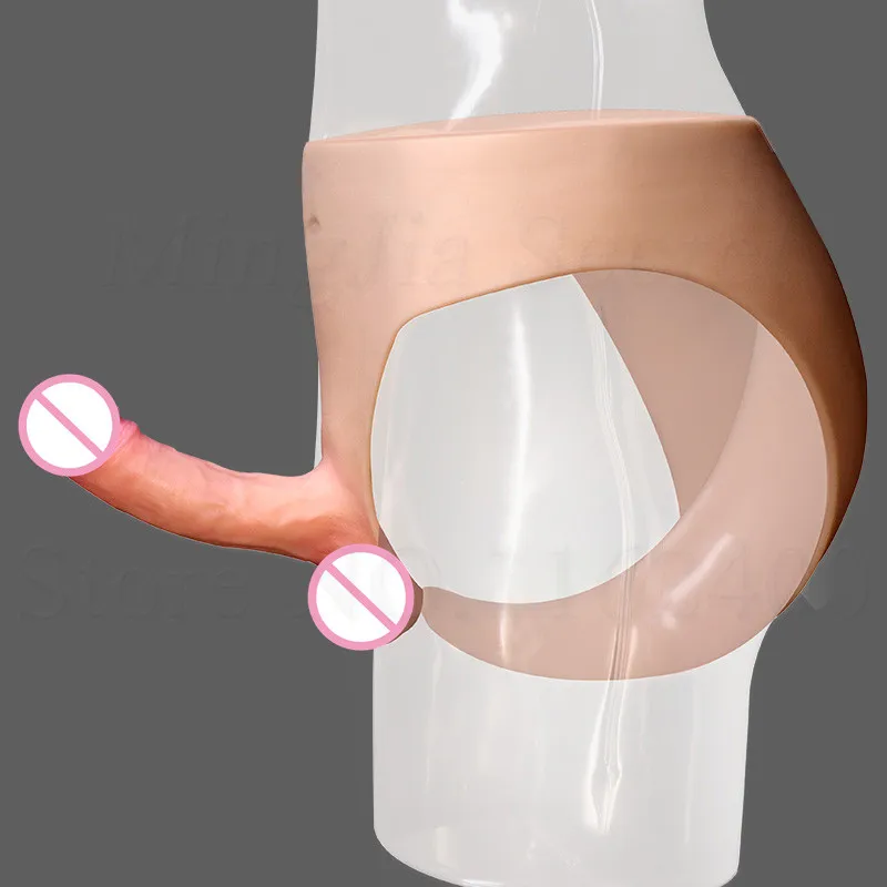 Жидкий силикон трусы для пениса анальный фаллоимитатор мягкий реалистичный