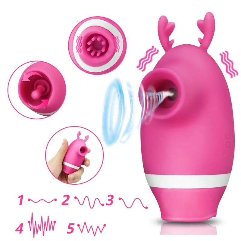 3 в 1 лижущий язык вибратор соска точка G присоска Женская мастурбация