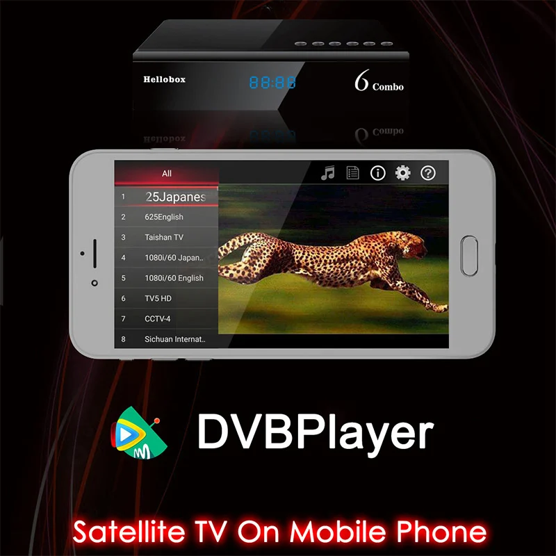 HD цифровой DVB T2 S2 Combo H.265 HEVC 10-битный декодер DVB-S2 DVB-T2 тюнер DVBT2 плеер спутниковый
