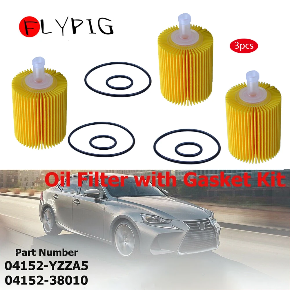 PACK OF 4 TOYOTA OIL FILTER 04152YZZA3 Here is your most Ideal price