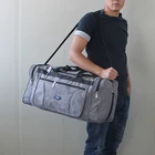Многофункциональная Вместительная дорожная сумка из ткани Оксфорд для мужчин, водонепроницаемый спортивный мешок для хранения одежды в поездках, ручной чемодан с чехлом для обуви
