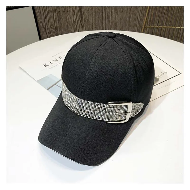 SWAK для прогулок бейсболки женщин модные поясом на кнопках бренд Snapback шапки