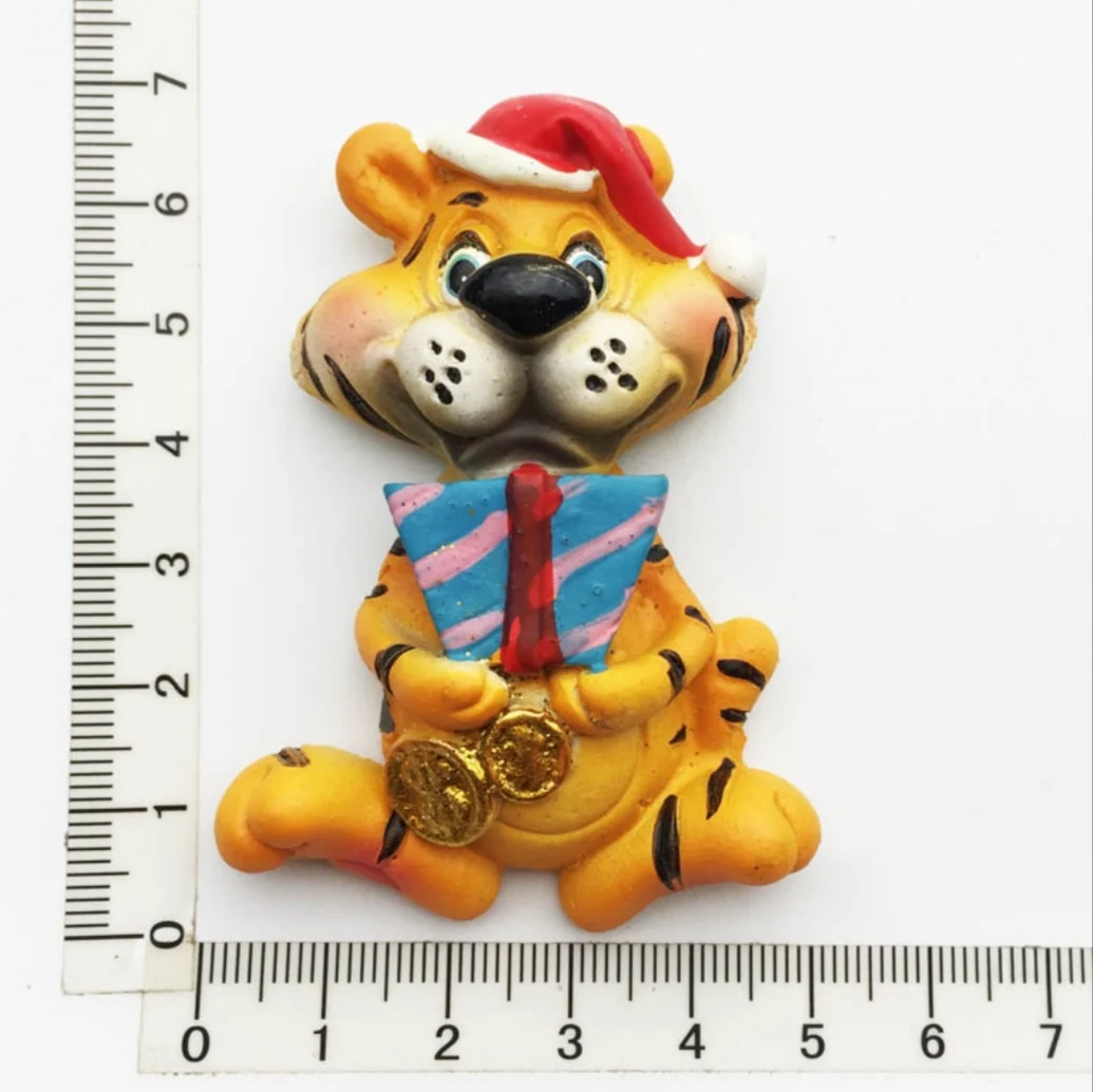 Фортуна тигр корова мультфильм холодильник предметы ручной работы магнитный