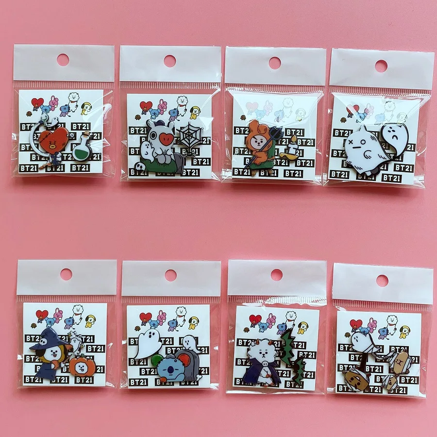 

JCBTSHHalloween cartoon small animal brooch acrylic badge around the same style