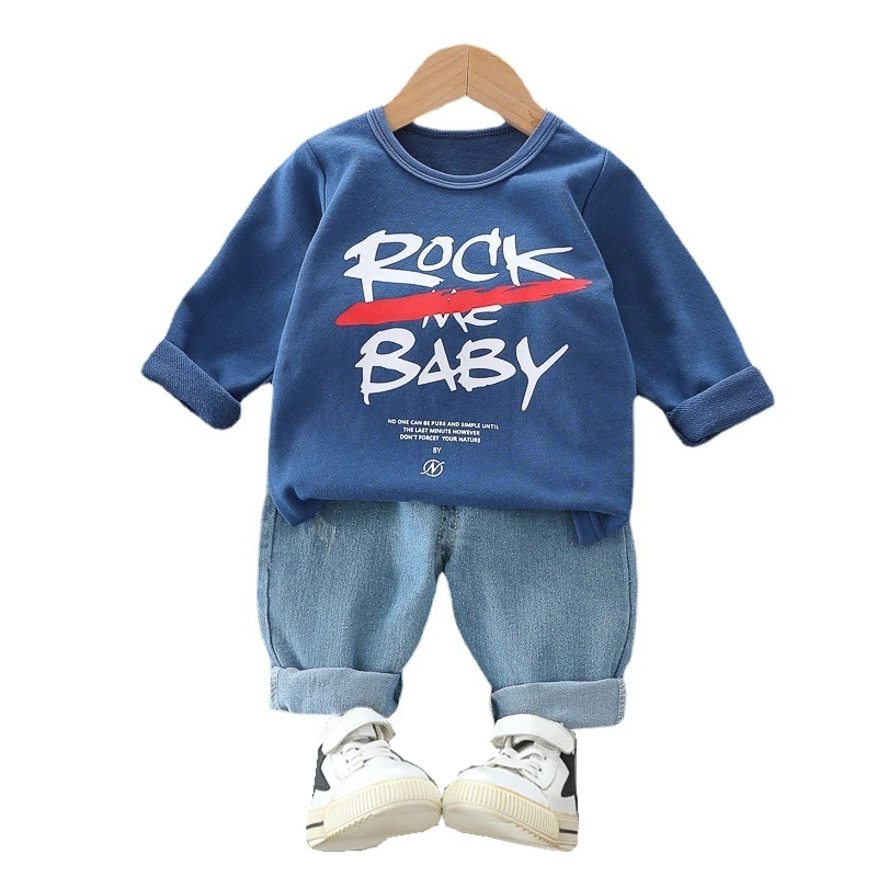 

New Spring Autumn Baby Boys Girls Clothes Children Fashion Sports T-Shirt Pants 2Pcs/Sets Toddler Casual Costume Kids Tracksuits
