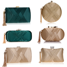 Sekusa-bolsos de noche con borlas para mujer...