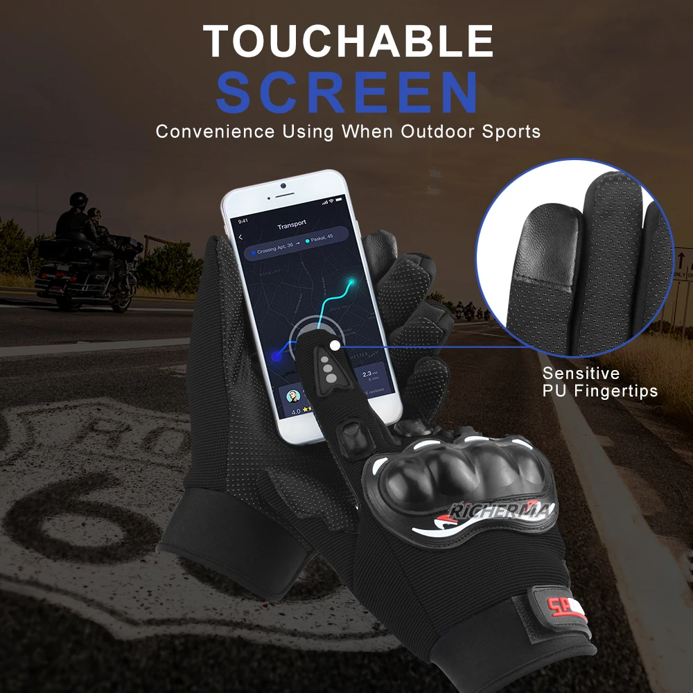 Защитные перчатки для езды на мотоцикле летние противоскользящие мотоциклетные