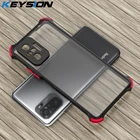 Чехол KEYSION для Redmi Note 10 Pro, 10S, 9S, 9T, 9A, 8, 7, K40, прозрачный, противоударный, для Xiaomi Mi 11i, POCO X3 NFC, M3, F3