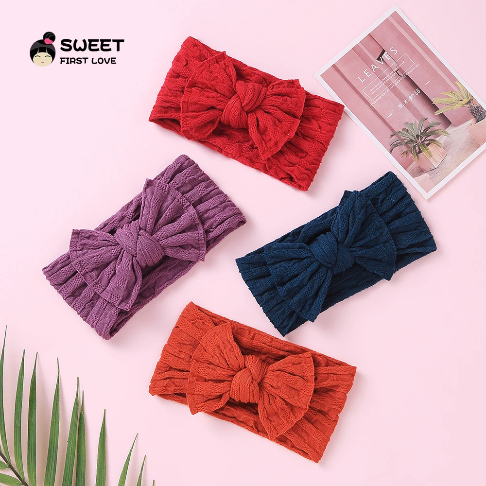 Платье с бантом для новорожденных украшение детей повязка на голову малышей