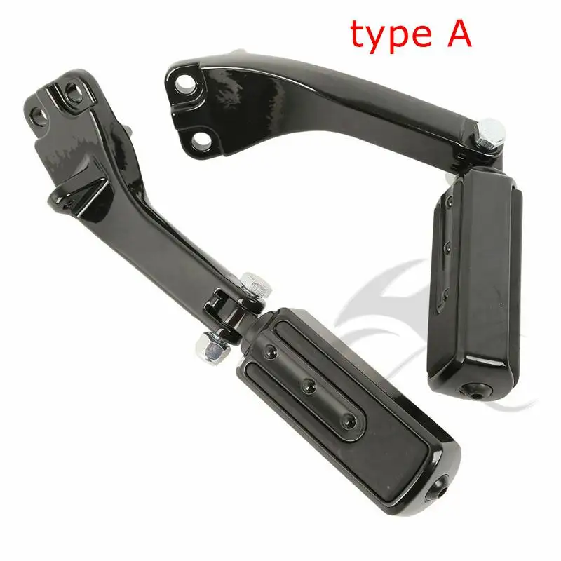 Мотоциклетные задние крепежные скобы для пассажирских ножек Harley Dyna Glide Wide Fat Bob Low