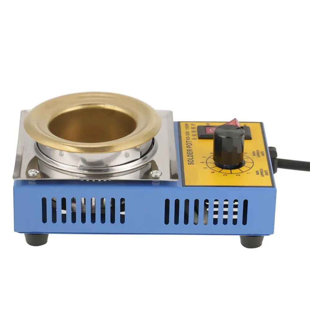 150W Бессвинцовая припойная горшок Пайка и Распайка Титан пластины 50 мм 200 450