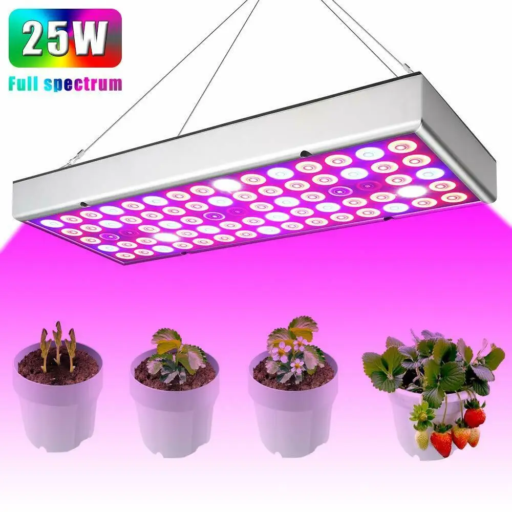 25 Вт 45 лампа для выращивания растений полный спектр светодиодный светильник