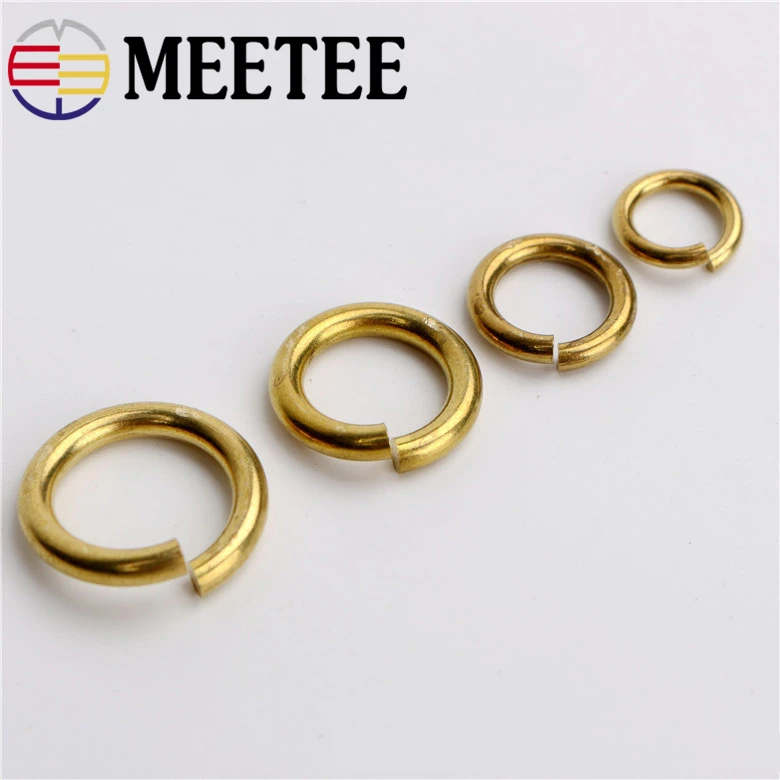 20 шт. Meetee открытое уплотнительное кольцо из чистой меди соединительное латунное
