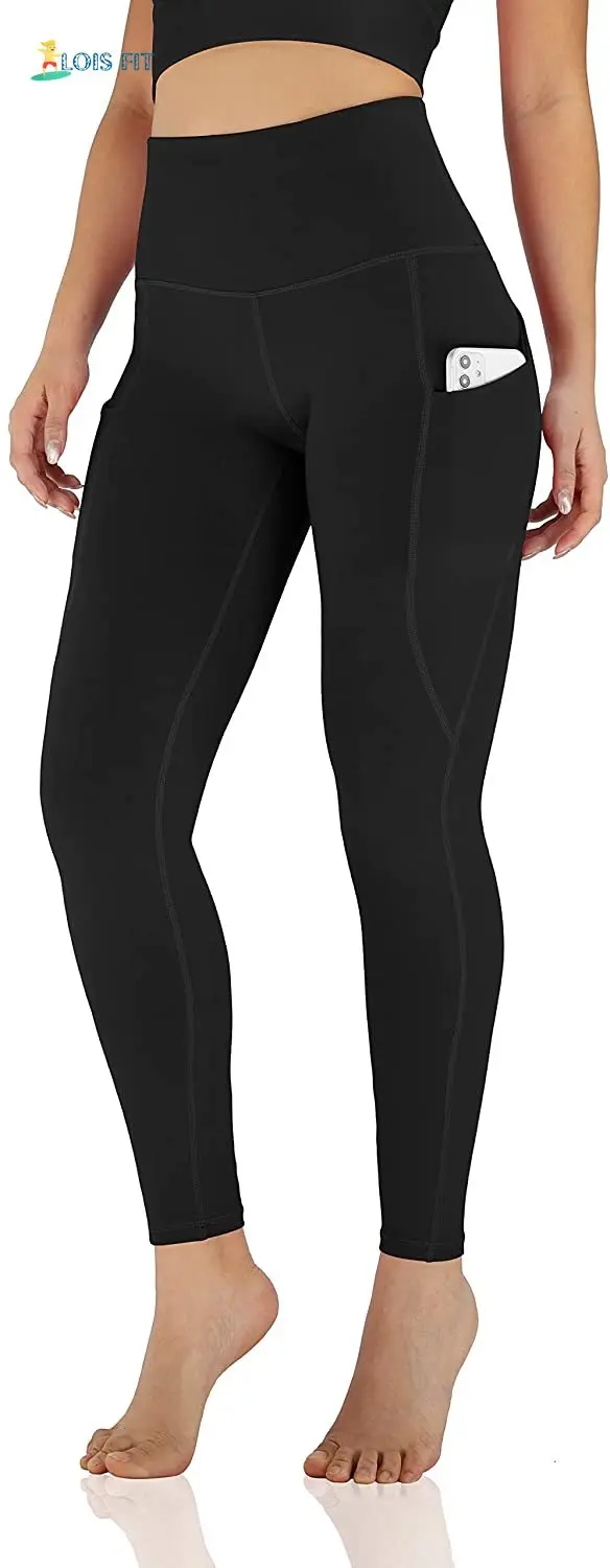 

Women's High Waisted Yoga Leggings with Pockets,Tummy Control Non See Through Workout Athletic Running Yoga Pants