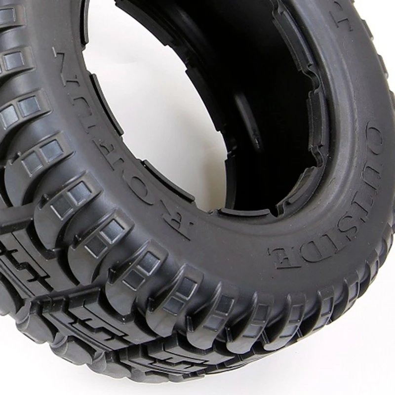 

ROFUN Front and Rear Tyres Skin Set for 1/5 HPI Baja 5T 5SC Rc Car Toys Parts