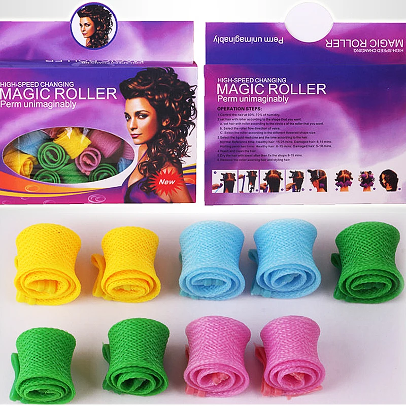 Популярные бигуди волшебные рулоны инструменты для волос грушевидный рулон цвет