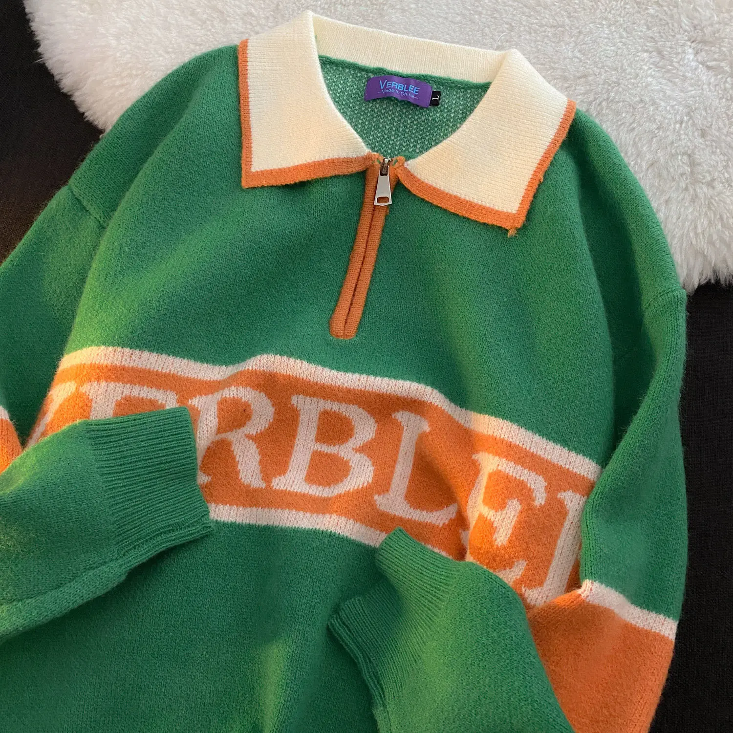 Мужской уличный свитер в стиле ретро пуловер с надписью модный кашемировый