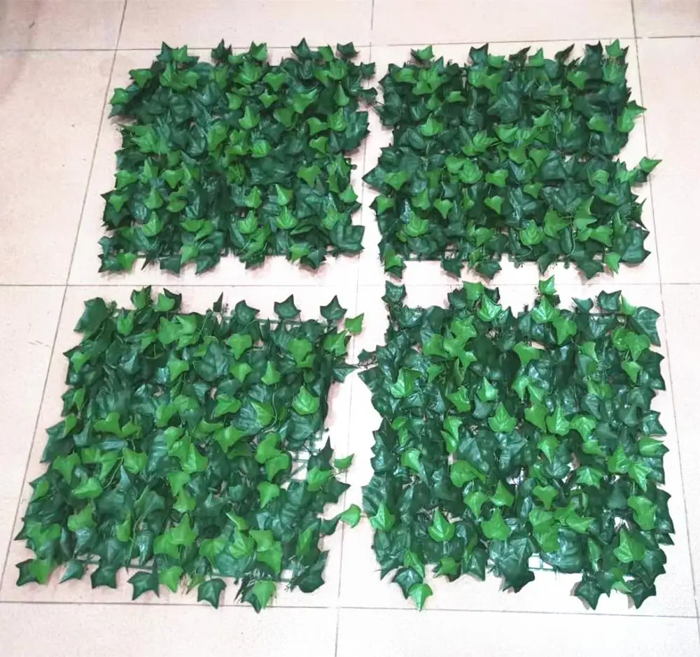 Искусственные листья изгороди растения поддельные Плющ стены 10 &quotX10&quot