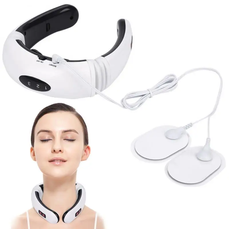 

Electric Neck Massage Pulse Back Neck Massager Neck Pain Infrared Heating Pain Relief Relaxation Machine Shoulder Massager