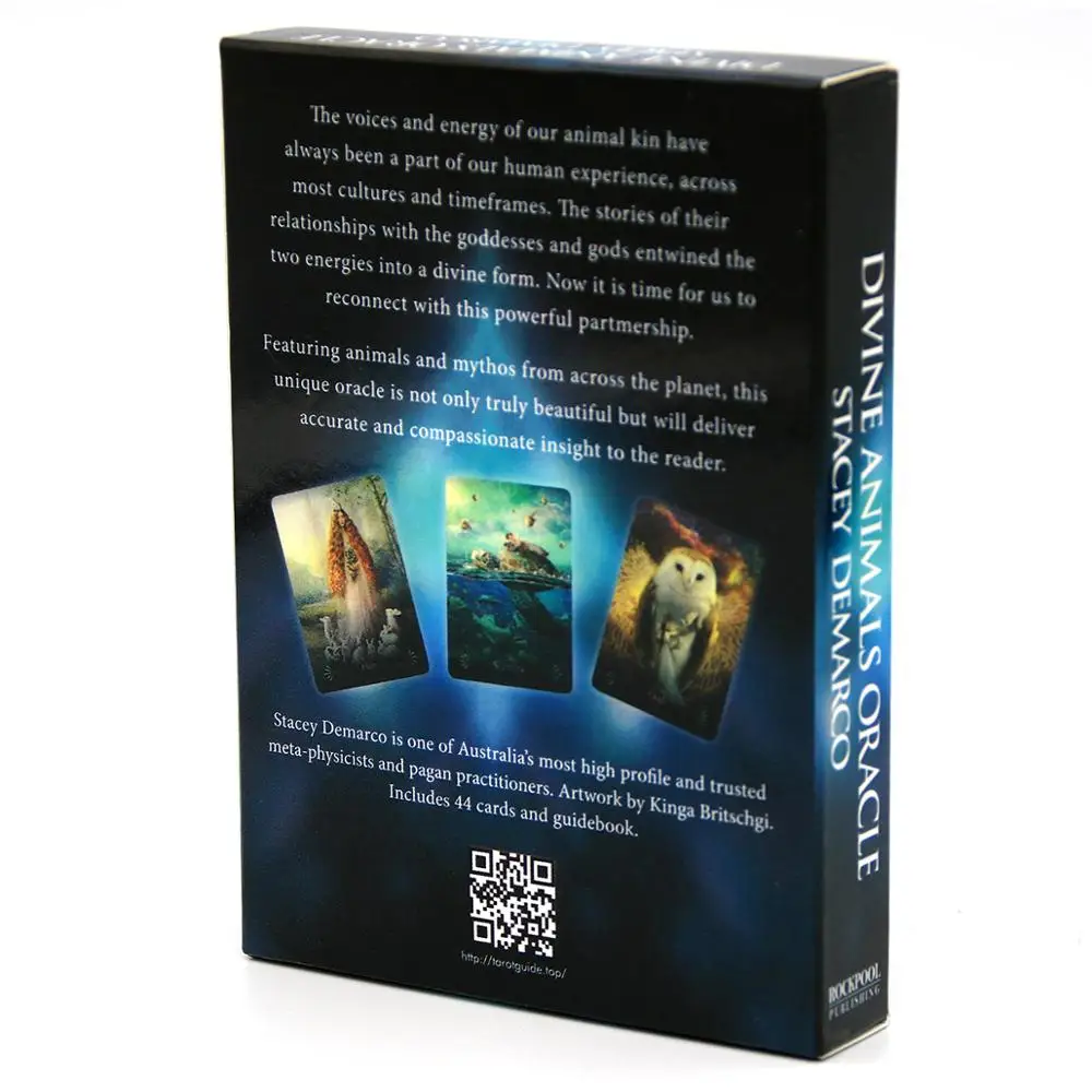 Devine Animals Oracle Card глубокая Мудрость от священных созданий в наличии Stacey Demarco 44 карты