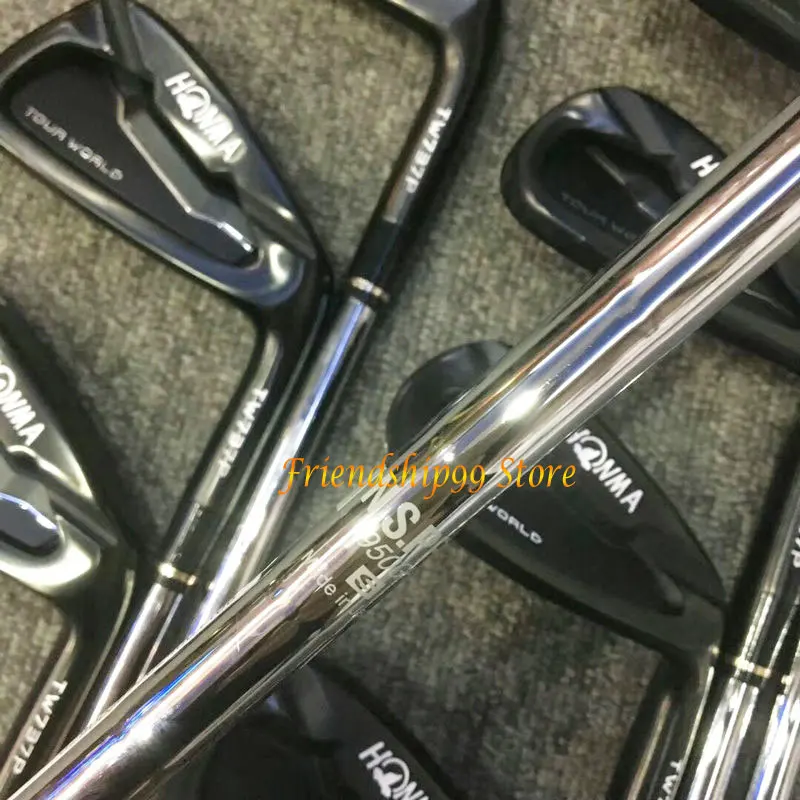 Новые клюшки для гольфа HONMA TW737P черный цвет клюшки для гольфа 3-11.SW Утюги клюшки графитовый Вал R/S/SR flex Гольф головной убор