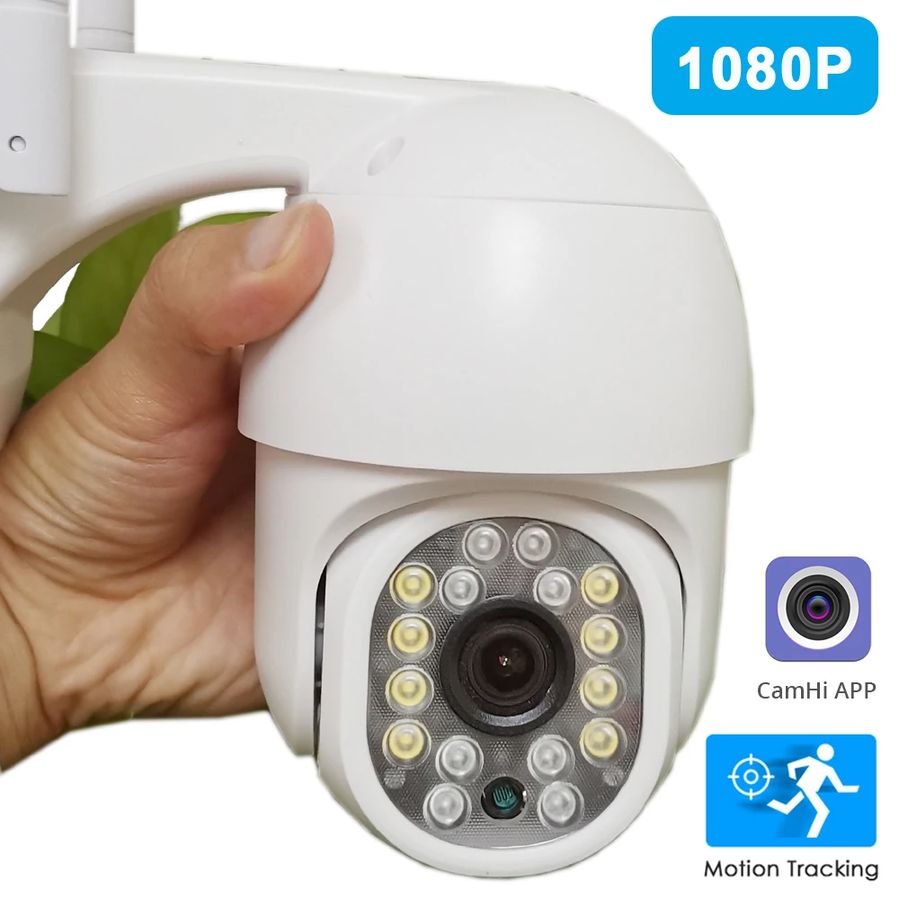 2 дюйма PTZ Скорость купол 1080P Wifi Камера открытый 2MP автоматическое слежение за