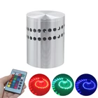 Светодиодный RGB-светильник, современный ночник, лампа для коридора, KTV-бара, украшение для дома, художественная настенная лампа 3 Вт