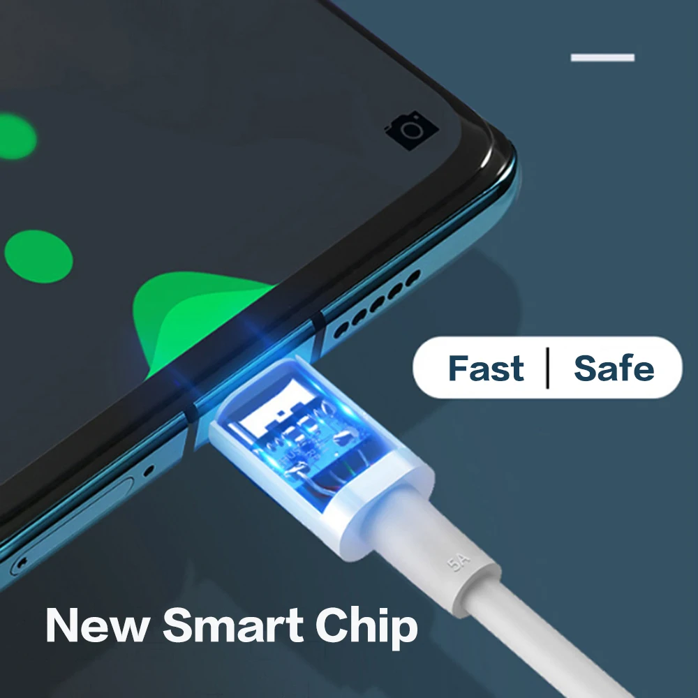 5А быстрая зарядка USB C кабель для Huawei Samsung Quick Charge FPC QC4.0 QC3.0 мобильный телефон