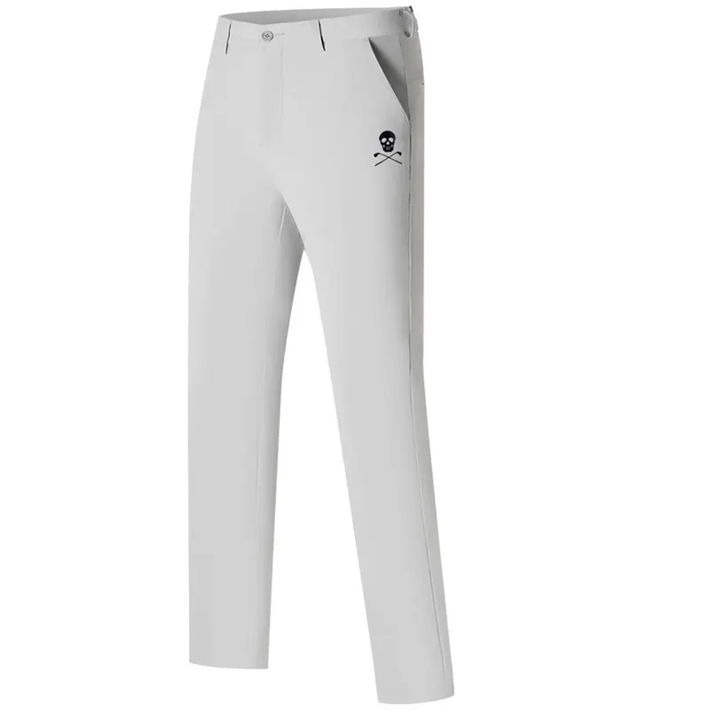 Весенне-осенние брюки для гольфа однотонная модная повседневная мужская одежда