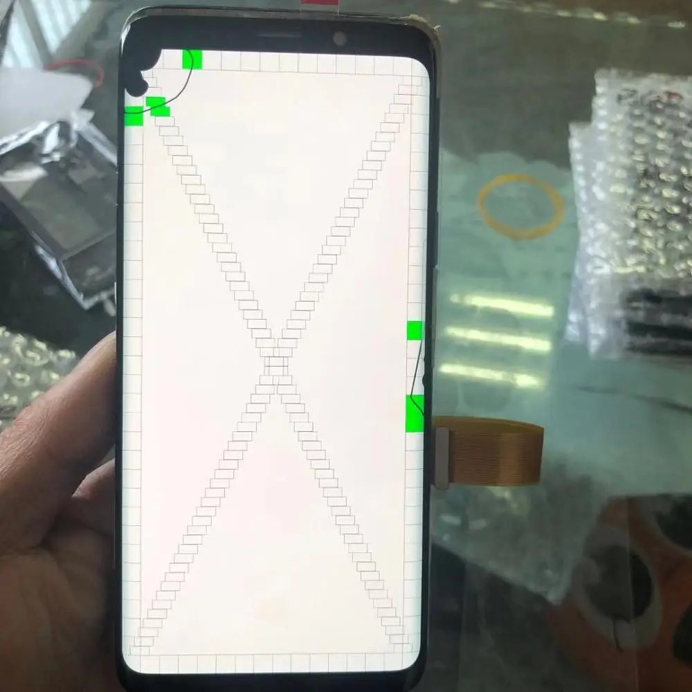 Оригинальный ЖК дисплей 5 8 дюйма с дефектом для Samsung Galaxy S9 G960 G960F сенсорным экраном