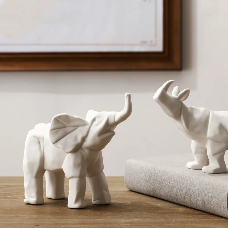 Современные минималистичные домашние керамические украшения маленький белый