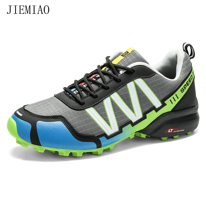 

JIEMIAO High Quality Hiking Shoes Male Mountain Climbing Trekking Shoes Man Off-road Sport Walking Shoes Men Trendy Sneakers