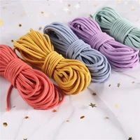 5m 2mm eco friendly round rubber elastic cord stretch elastic bands rope jewelry bracelet make garment tag diy craft accessories